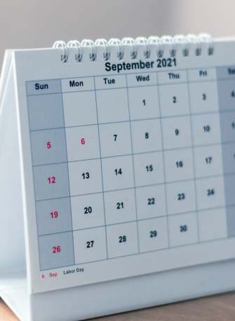 September 2021 calendar